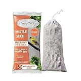 Happy Wings Nyjer/Thistle Seeds Wild Bird Food-13 Ounce | Prefilled Sock | No Grow Seed I Bird Seeds for Wild Birds