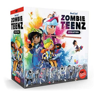 Scorpion Masqué Zombie Teenz Evolution | Sequel to The #1 Kids Game on BoardGameGeek | Cooperative Game for Kids and Families | Ages 8+ | 2 to 4 Players | 15 Minutes