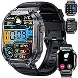 KACLUT Smart Watch,2 inch Smart Watch for Android Phones,100M Waterproof Rugged Smart Watch with Bluetooth Call(Answer/Dial Calls) Ultra Long Battery Life,100+ Sports Modes Activity Tracker