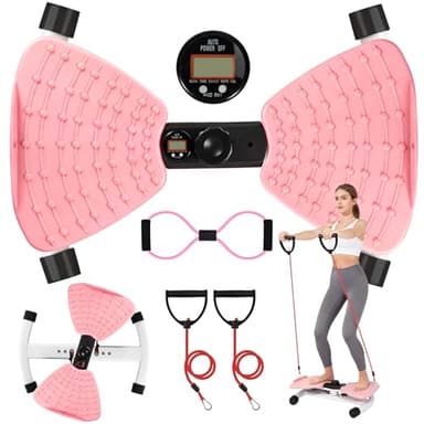 Laapee Waist Twister Machine Exercise, 3-Speed Adjustment Ab Twister Board with Smart LED Display, 350LBS Capacity & Ultra-Quiet, Waist Twisting Fitness Tool, Home Gym Workout Equipment for Women man