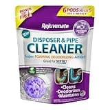 Rejuvenate Garbage Disposal and Drain Pipe Cleaner Powerful Foaming Action and Removes Garbage Disposal Smells 6 Unit Pack Lavender Scent