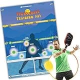 P PIKKOFUN Pickleball Dink Practice Board, Reusable Pickleball Wall Trainer, Pickleball Practice Rebounder Pad, Pickleball Training Aid for Indoor and Outdoor