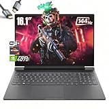 HP Victus Gaming Laptop, AMD Ryzen 7 8845HS (Beats i7-1355U), NVIDIA GeForce RTX 4070, 16.1" FHD 144Hz, Wi-Fi 6, Windows 11 Home, W/HDMI Cable (32GB RAM | 2TB PCIe SSD)