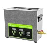 ONEZILI Ultrasonic Cleaner 6L, Upgraded Deep Cleaning Ultrasonic Parts Cleaner 1.6gal 180W More Powerful Ultrasonic Jewelry Cleaner with Heater and Timer for Tool Part Carburetor