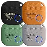 Bluetooth Asset Tracker (iOS and Android Compatible) - Key Finder, Item Locator, Phone Finder, Wallet, Purse, Backpack, Luggage, Extra Batteries, Inventory List, (TG_Tracker Multi-Color 4-Pack)