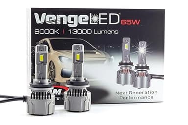 DDM Tuning Venge 65W Fog Light Bulbs,13000LM/PR,Replacement for Cars, Play and Plug,White-FBA (H8 / H9 / H11)