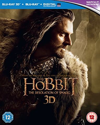 The Hobbit: The Desolation of Smaug [Blu-ray 3D + Blu-ray + UV Copy] [2013] [Region Free]