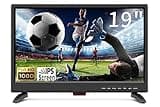Feihe 19 Inch HD LED Flat Screen TV 1080p IPS Display w/Digital Dual Tuners ATSC/HDMI/VGA/AV/USB, 12 Volt RV TV Built in Dual Speakers Suitable for Kitchen/RV/Caravan and Boat