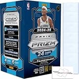 2024-25 Panini Prizm Basketball NBA Blaster Box with 24 Trading Cards + 6 Toploaders + StreetCards Magnet!