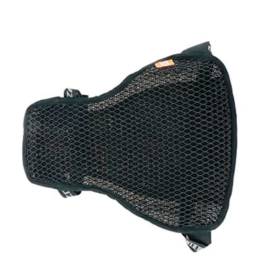 Modengzhe Motorcycle Double Layer 3D Mesh Heat-Insulation Seat Pad AIr Cooling Anti-Slip Seat Cushion (12in x15in Size XS)