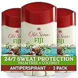 Old Spice Dry Feel Antiperspirant Deodorant for Men, 24/7 Freshness, 24/7 Sweat & Odor Protection, Gentle on Skin with Skin Conditioners, Fiji with Palm Tree + Coconut Scent, 2.6 oz (Pack of 3)