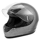 SLMOTO DOT Adult Motorcycle Helmet Carbon Fiber Flip Up Full Face Helmet Shockproof Safe Street Bike