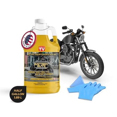 Desulfator to Extend and Renew Battery Life - Golf Cart Batteries, Motorcycles, Lawnmowers, Snowmobiles, Jet Skis - 48v/12v/8v/6v and All Lead Acid Batteries - 1/2 Gallon (1.90 L), As Seen On TV