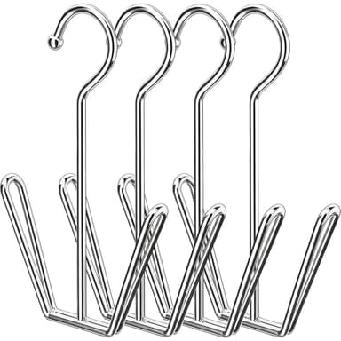 WPPOWER Shoe Drying Hanger for Washing Machine Shoes – Stainless Steel 3-Pack, Space-Saving Sneaker Dryer for Fast Air Drying, Laundry Room & Closet Shoe Organizer (for 4 Pairs)