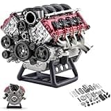 Stirling Engine kit v8 Gas, Cison V8 Engine Kit, DIY Stirling Kit Engine, Mini v8 Engine Kits That Runs, Model Engine Kit for Adults, for Ax90104 Scx10ⅱ Capra Vs4-10 Pro/Ultra Model Car (1set)