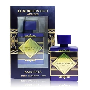 AFLUXE Luxurious Oud Amatist Men's Cologne – Eau De Parfum – Long Lasting Arabic Oud Perfume Oil – 100ml