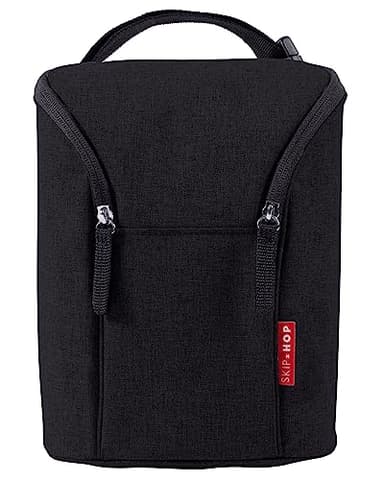 Skip Hop Baby Bottle Bag, Grab & Go, Black