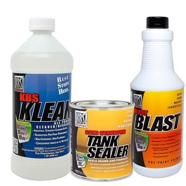 KBS Coatings 52050 Large Cycle Tank Sealer Kit, Seals Up to 12 Gallon Tank