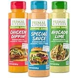Primal Kitchen Dipping Sauce 3 Pack: Chicken Dippin', Avocado Lime, and Special Sauce
