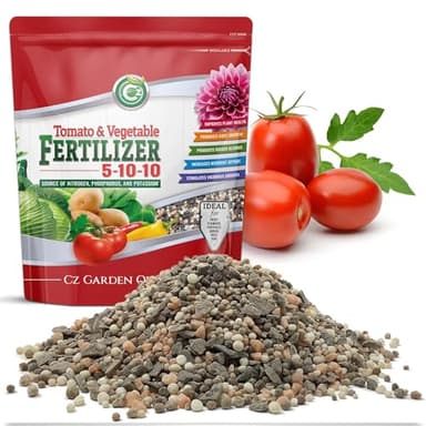5-10-10 Tomato & Vegetable Fertilizer - Made in USA - NPK + Micronutrients Plant Food for Flower Gardens