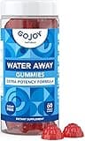 GOJOY Water Away Gummies – Natural Diuretic Support for Water Retention & Hydration Balance – Herbal Formula with Dandelion – 60 Vegan Gummies