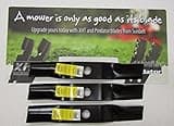 XHT 3 USA Blades for KUBOTA K5583-34340 K558334340 Z723 & Z724 with 48" Decks