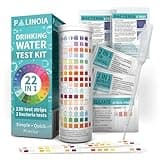 22 in 1 Drinking Water Test Kit 130 Strips - Well, Tap, Home Testing Strip for Flouride, Lead, Hardness, Chlorine, Iron, Copper & More