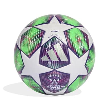 Adidas Unisex-Adult UEFA Champions League Soccer Ball, White/Solar Yellow/Rich Purple, 5