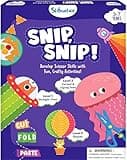 Skillmatics Scissor Skills Activity Book - Snip, Snip, Art & Craft Kit for Kids, 2 Child-Safe Scissors, 25 Fun Activities, TikTok Viral Sensation, Gifts for Girls & Boys Ages 3, 4, 5, 6, 7