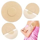 Cookayler 50 Pack Waterproof Sensor Covers for Freestyle Libre 2/3,CGM Adhesive Patches Without Glue in The Center,Pre-Cut Tape for Continuous Glucose Monitor Protection (Tan)