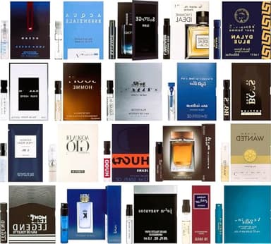 JRoBeauty Men's Popular Designer Fragrance Sampler (6 count) - Lot of Cologne Sample Vials