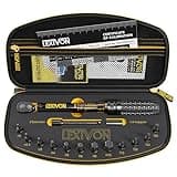 LEXIVON Bike Torque Wrench 1/4-Inch Dr. 15-Piece Kit | 72-Tooth Gear, Dual-Direction Click Type 2~26 Nm / 17.7~230.1 in-lb (LX-191)
