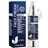 Uttse 6-in-1 Mens Face Moisturizer: Anti Aging Face Cream - Eye Bags Treatment - Skin Care for Men - 1.7 fl oz