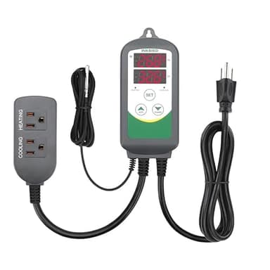 INKBIRD 2025 Updated WiFi Temperature Controller, Digital Thermostat with App Remote Control for Reptiles, Home Brewing, Fermentation, Breeding, Incubation and Greenhouse, Max 1100W (110V)