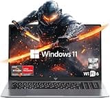 Gaming Laptop, Laptop with AMD Ryzen 7 5825U (8C/16T, Up to 4.5GHz), 16GB RAM 512GB NVMe SSD Laptop Computer, Radeon RX Vega 8 Graphics, 16.1-inch FHD Display, WiFi 6, 53Wh Battery, Backlit KB