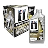 Mobil 1 Extended Performance Full Synthetic Motor Oil 0W-20, 1 Quart (6-pack)