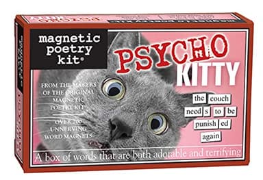 Magnetic Poetry Psycho Kitty Magnetic Word Kit