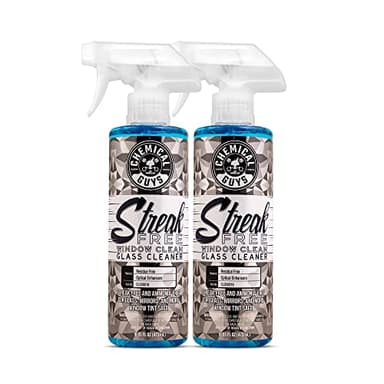 Chemical Guys Glass Cleaner Streak Free Window Spray - Works on Glass, Mirrors, Screens - Ammonia-Free, Safe on Tinted Windows, Car Windshield Cleaner for Trucks, SUVs, Home - 16 oz (Pack of 2)