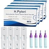 H Pylori Test Kit, 4 PCS Helicobacter Pylori Stool Test Kits at Home, H. Pylori Test H-Pylori Stool (Antigen) Self-Test for Home Use, Results in 10-15 Minutes