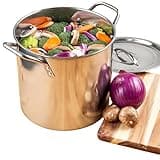 McSunley Medium Stainless Steel Prep N Cook Stockpot, 20 Quart, Silver