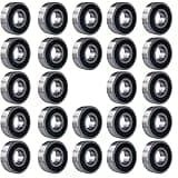 Tonmp 24 PCS 608-2RS Ball Bearing - Double Rubber Sealed Shielded Miniature Deep Groove Bearings for Furniture Wheel,Skateboards, Inline Skates, Scooters, Roller Blade Skates (8 x 22 x 7mm)