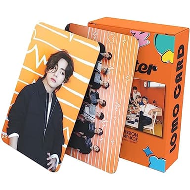 KPOPBP 55PCS New Album BUTTER Permission To Dance LOMO Cards KPOP Merchandise of Postcards for Daughter