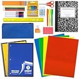 Trail maker 45 Piece School Supply Kit Grades K-12 - School Essentials Includes Folders Notebooks Pencils Pens and Much More!