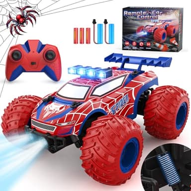EpochAir 1:18 Remote Control Car - 20km/h 2.4GHz All Terrain Off-Road Monster Truck with Bodylights&Headlights &Headlamps, Rechargeable Toy Car Gift for 3 4 5 6 7 8 9 10-12 Year Old Boys Girls Kids