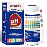 Universal pH Test Strips 0-14, Quick Accurate pH Testing Kit for Food, Soap Making & Kombucha, 125ct Litmus Paper pH Test Strips for Liquids, Drinking Water, Aquarium, Pool, Hot Tub, Spa