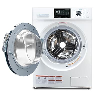 Ventless Washer Dryer Combo 2.7 cu.ft, 24" All In One Washing Machine And Dryer 2-In-1 120V For Apartment RV, 26.7 LBS Load With 16 Laundry Program, LED Display, Low Vibration, UL Verified