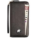 Passport Holder with Airtag Passport Wallet Travel Document Organizer - RFID Passport Wallet Case Family Holder Id Wristlet