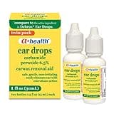 A+Health Earwax Removal Drops, Carbamide Peroxide 6.5%, Made in USA, Twin Pack, 1 fl Ounce