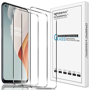Orzero (3 Pack) Tempered Glass Screen Protector Compatible for OnePlus Nord N100, Protector De Pantalla 9 Hardness High Definition Anti-Scratch Bubble Free