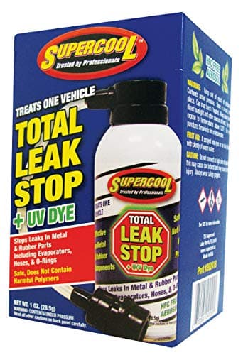 TSI Supercool 39241B Total Leak Stop and U/V Dye, 1 oz (HFC Free BOV Can with Adapter, Retail Box)